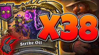 Casting 38 Strike Oils in ONE TURN?! @JeefHS | Hearthstone Battlegrounds Commentary
