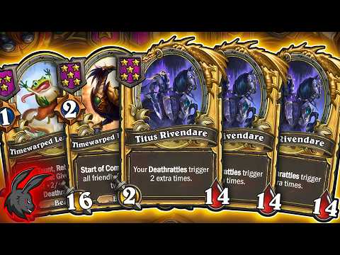 INSANE Deathrattle Board! @Alutemu_hs | Hearthstone Battlegrounds Commentary