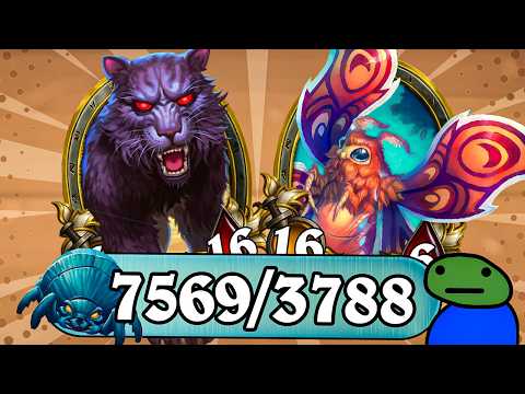 Crazy APM Moth Game! | Hearthstone Battlegrounds