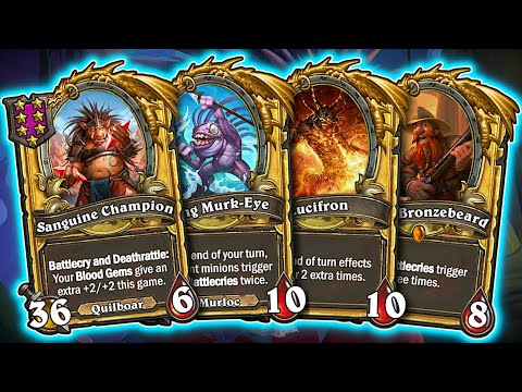 INSANE Gem Scaling! | Hearthstone Battlegrounds
