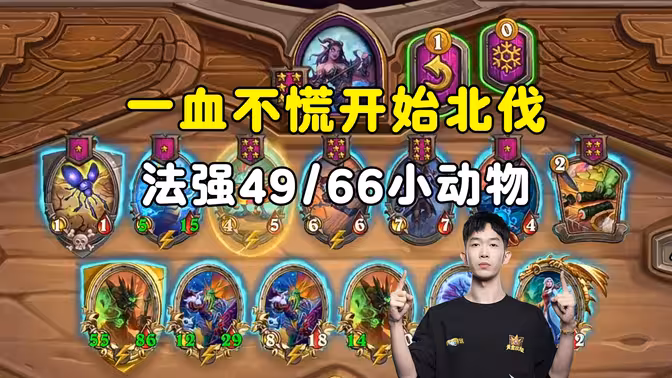 HuyaGaoshou:一血不慌,点金海盗全金竞技场,49/66法强小动物!