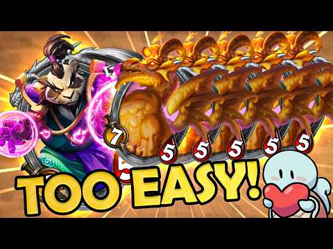 TOO EASY With This Buddy! | Hearthstone Battlegrounds