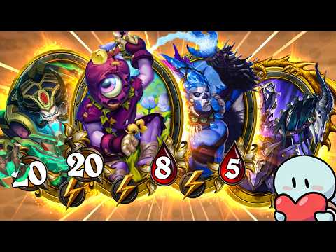 CRAZY Spell Power Combo! | Hearthstone Battlegrounds