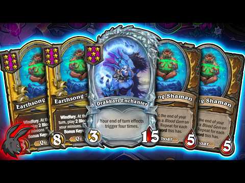 Casting 750 GEMS End of Turn?! (Crazy Quill Game!) @matsurihs | Hearthstone Battlegrounds