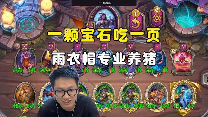 墨衣:一颗宝石吃一页,雨衣帽专业养猪!