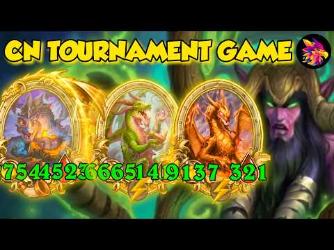 Making an INSANE CHARMWING EVOKER COMP in a CN tournament | Hearthstone Battlegrounds