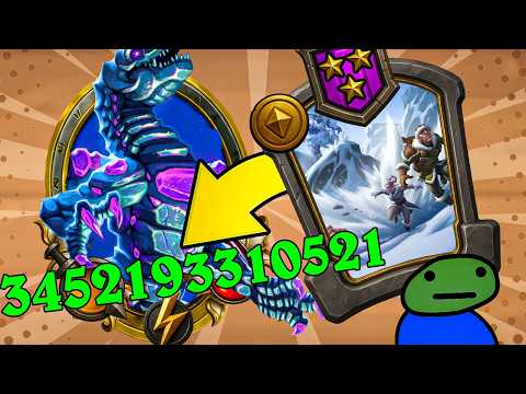 RARE Strat For 300,000 Stats Drake! | Hearthstone Battlegrounds